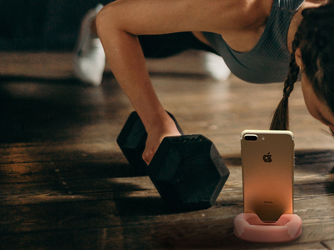 Fitness-Buddy-9-Ways-Your-GoDonut-Can-Boost-Your-Workout Best Universal Phone & Tablet Holder Stand - GoDonut