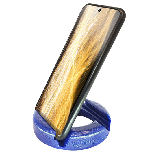 GODONUT GLAZED blue phone stand with shiny finish